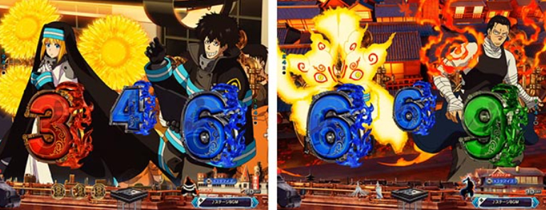 図柄停止時青線変化先読み