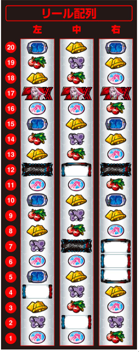 ダーリン_リール配列