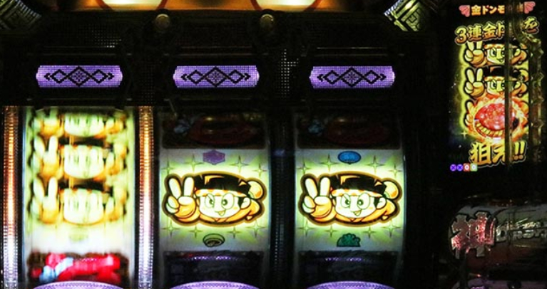 ドラム金ドン99_3連ドンを狙えリーチ演出