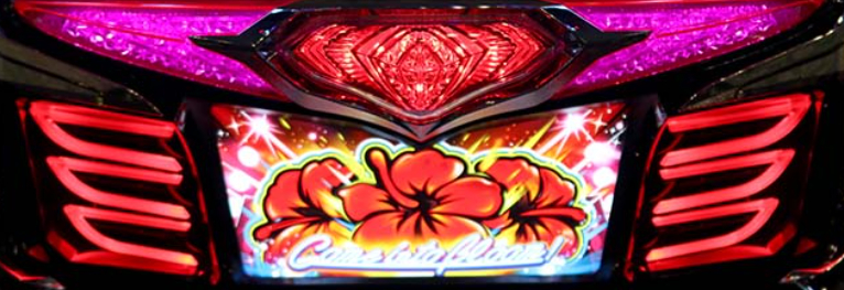 スマート沖スロスターハナハナ_フェザーランプの色