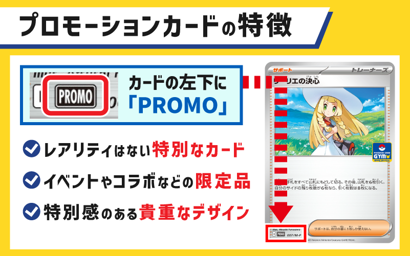 プロモーションカードの特徴